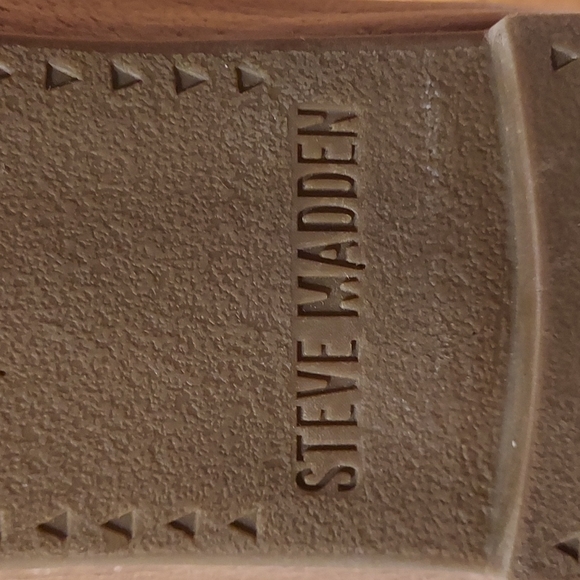 NWOT Women's Steve Madden Tan Leather Flats Size  8 - Picture 6 of 10